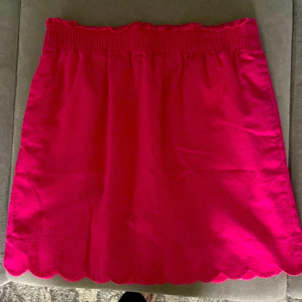 Jcrew scalloped sidewalk skirt